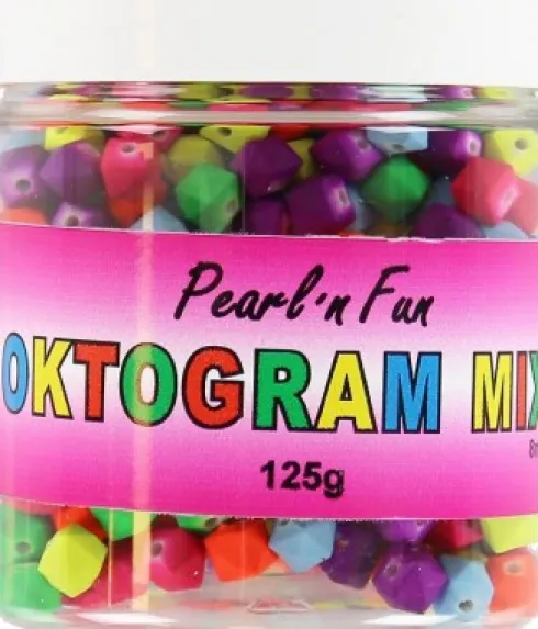 Pearl 'N Fun Perler - Oktogram Mix 125 G