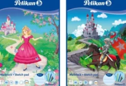 Pelikan - Male- Og Skitseblok - A3 - 30 Ark - Assorteret