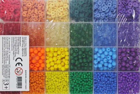 Perlemix I Farvenuancer 3-6Mm, 6 Farver - Pearl N Fun