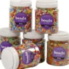 Perlemix - Str. 7-10 MM - Hulstr. 2-4 MM - Assorterede Farver - 6X700 ML