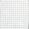 Perleplade - Lille Firkant - Str. 9 CM - Medium - Transparent - 1 Stk
