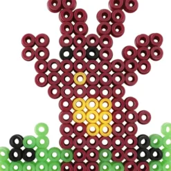 Perleplade - Oval Hjerte Hexagon Cirkel Firkant Stjerne - 6 Stk