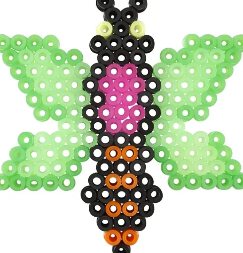 Perleplade - Oval Hjerte Hexagon Cirkel Firkant Stjerne - 6 Stk