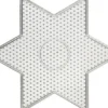 Perleplade - Stor Stjerne - Medium - Str. 15X15 CM - 10 Stk