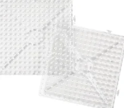 Perleplade Til Perler - Stor Firkant Samlekvadrat - Jumbo - Klar