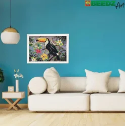 Perler Og Perleplader Sæt - Tukan - Ses Creative - Beedz Art