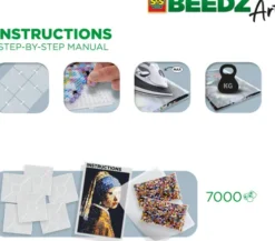 Perler Og Perleplader Sæt - Vermeer, Pigen Med Perleøreringen - Bedez Art