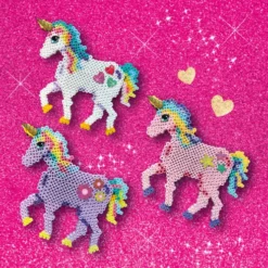 Perler Og Perleplade Sæt - Enhjørning - 1.800 Stk. - Ses Creative