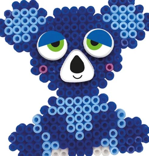 Perler Og Perleplade Sæt - Fun Pins Dyr - Ses Creative - Beedz