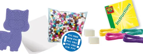 Perler Og Perleplade Sæt - Lama - Ses Creative - Beedz