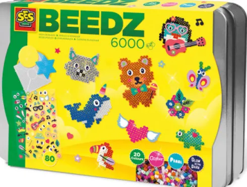 Perler Og Perleplade Sæt - Luksus - Ses Creative - Beedz