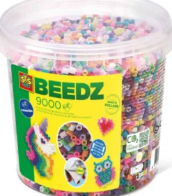 Perler - 9.000 Stk. Strygeperler - Trendy Mix - Ses Creative - Beedz