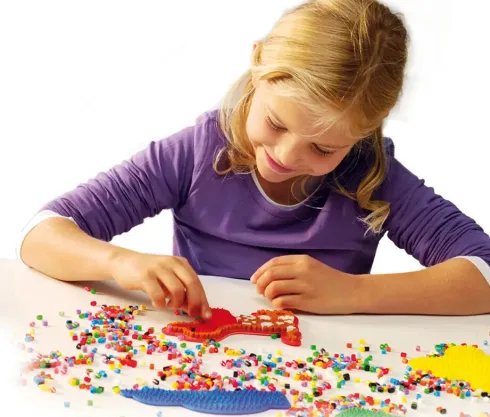 Perler Til Perleplader - 1.000 Stk. - Brun - Ses Creative - Beedz