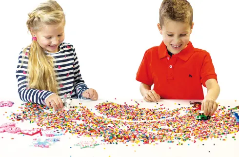 Perler Til Perleplader - 3.000 Stk. - Glimmer - Ses Creative - Beedz