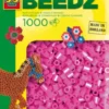 Perler Til Perleplader - 1.000 Stk. - Neon Pink - Ses Creative - Beedz