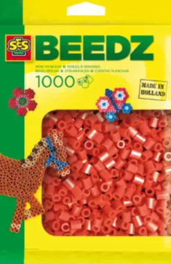 Perler Til Perleplader - 1.000 Stk. - Rød - Ses Creative - Beedz