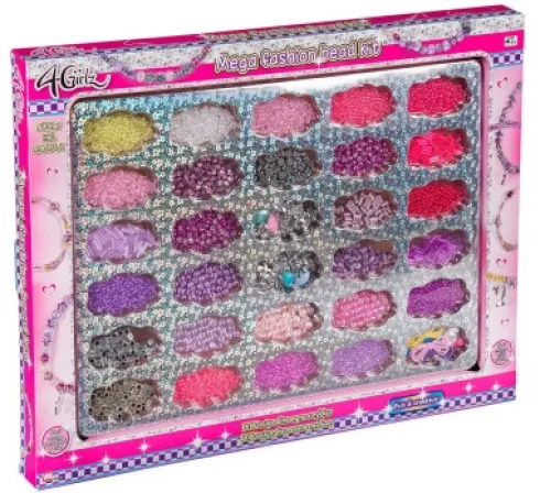 Perler Til Smykker, Armbånd Og Halskæder For Børn - Mega Sæt - 4-Girlz