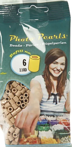 Photopearls - Medium - Beige 6 - 1100 Stk. - Nabbi Fotoperler
