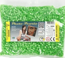 Photopearls - Medium - Grøn Perlemor 22 - 6000 Stk. - Nabbi Fotoperler