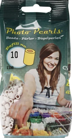 Photopearls - Medium - Lys Grå 10 - 1100 Stk. - Nabbi Fotoperler
