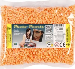 Photopearls - Medium - Lys Orange 26 - 6000 Stk. - Nabbi Fotoperler