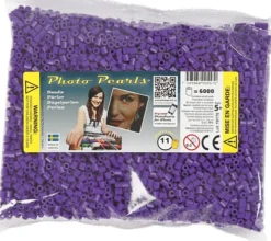 Photopearls - Medium - Mørk Lilla 11 - 6000 Stk. - Nabbi Fotoperler