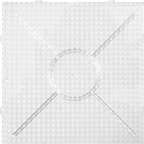 Photopearls Perleplader - Firkantet - Jumbo - Klar - 2 Stk. - Nabbi
