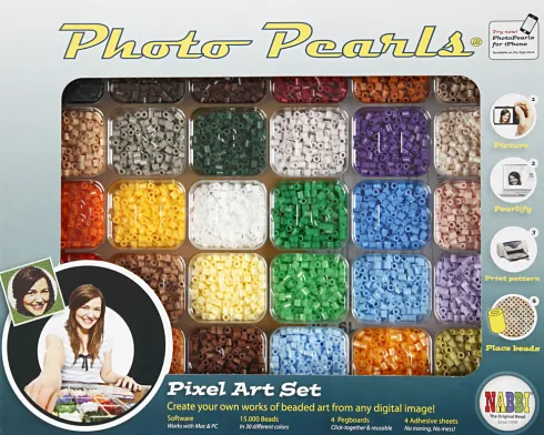 Photopearls Startsæt Inkl. 15000 Perler - Medium - Nabbi Fotoperler