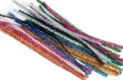Piberensere - L 30 CM - B 8 MM - Glitter - Forskellige Farver - 24 Stk