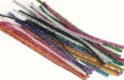 Piberensere - L 30 CM - B 8 MM - Glitter - Forskellige Farver - 24 Stk