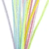 Piberensere - L 30 CM - B 6 MM - Glitter - Pastelfarver - 24 Stk