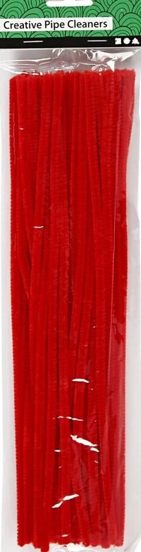 Piberensere - L 30 CM - B 6 MM - Rød - 50 Stk