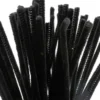 Piberensere - L 30 CM - B 6 MM - Sort - 50 Stk