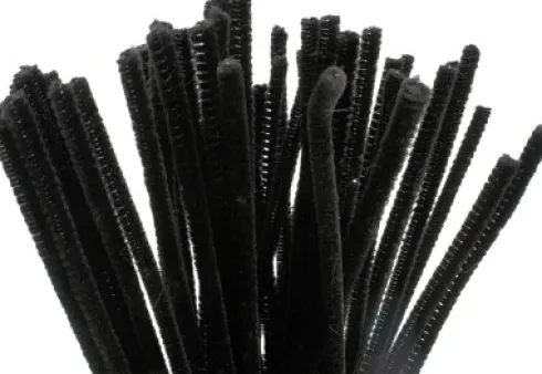 Piberensere - L 30 CM - B 6 MM - Sort - 50 Stk