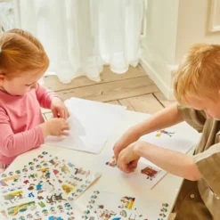 Pippi Langstrømpe Klistermærker - Pippi Og Venner - 130 Stk
