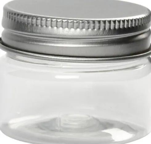 Plastdåse Med Låg - H 35 MM - Ø 40 MM - 10 Stk