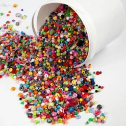 Plastik Perler I Spand - 8.100 Stk