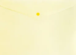 Plast Konvolutter - C4 - 12 Stk. - Pastel Gul - Spree