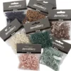 Plastperler - Ø 6 MM - Hulstr. 1,5 MM - Indhold Kan Variere - Assorterede Farver - 8X40 G