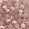 Plastperler - Ø 6 MM - Hulstr. 2 MM - Rosa - 40 G