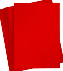 Playcut Karton A4 180 G - 10 Ark Solbærrød