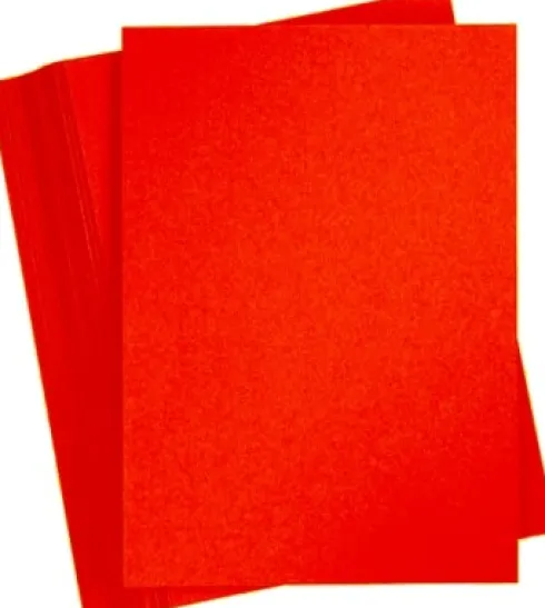 Playcut Karton A6 180 G X 100 Julerød