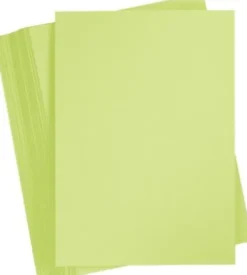 Playcut Karton A6 180 G X 100 Løvgrøn