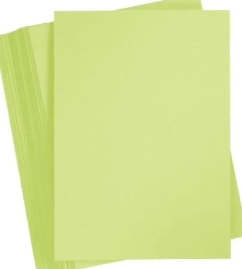 Playcut Karton A6 180 G X 100 Løvgrøn