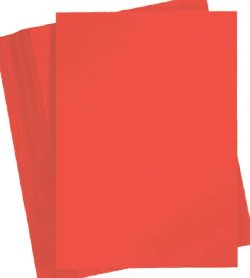 Playcut Karton A4 180 G X 100 Postrød
