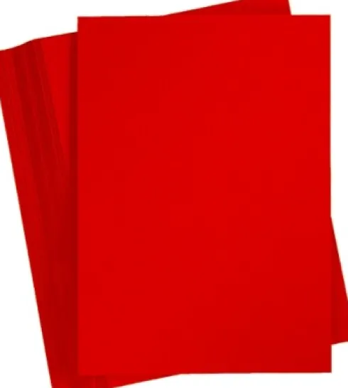 Playcut Karton A6 180 G X 100 Solbærrød
