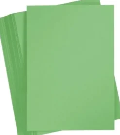 Playcut Kulørt Papir A4 130 G - 20 Arkgrøn