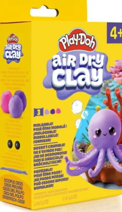 Play Doh - Lufttørrende Ler Buddy Peg Boks - Assorteret - Hasbro