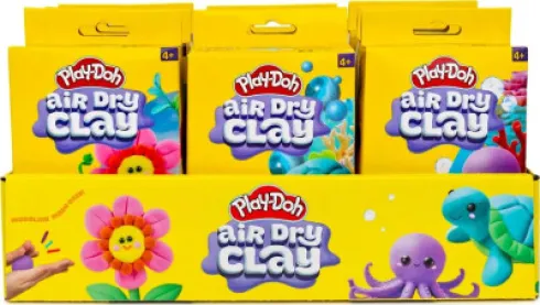 Play Doh - Lufttørrende Ler Buddy Peg Boks - Assorteret - Hasbro