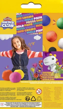 Play Doh - Lufttørrende Ler Buddy Peg Boks - Assorteret - Hasbro